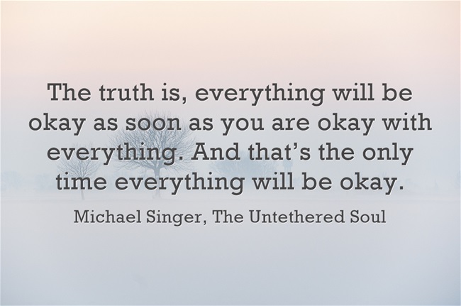 Mindfulness Quote By Michael Singer My Migraine Miracle