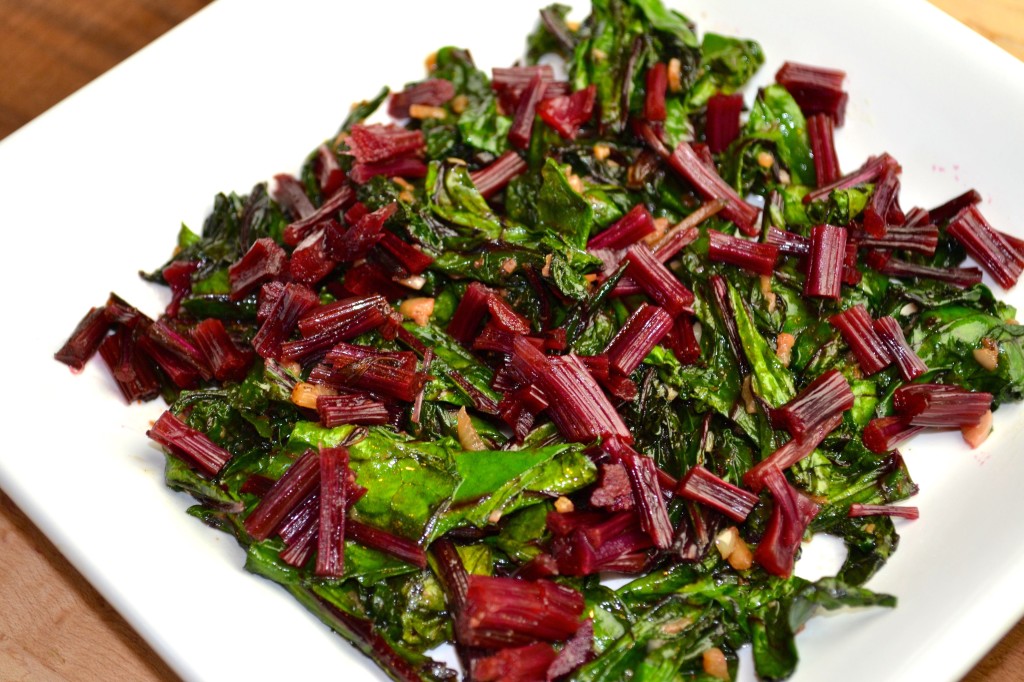 My migraine miracle saut ed beet greens with pickled stems my