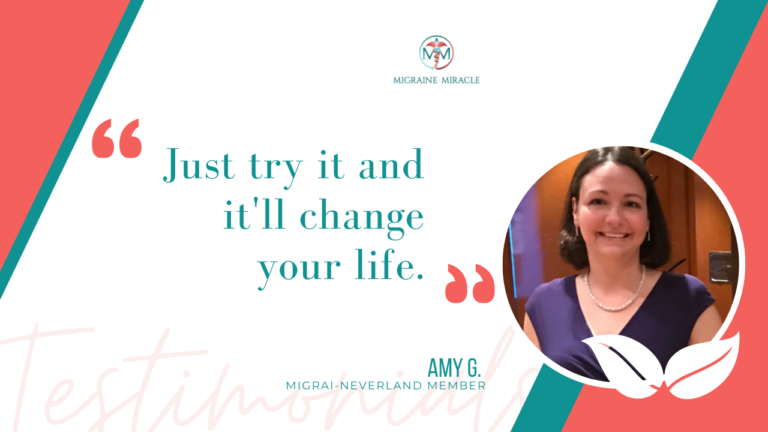 amy migraine miracle quote